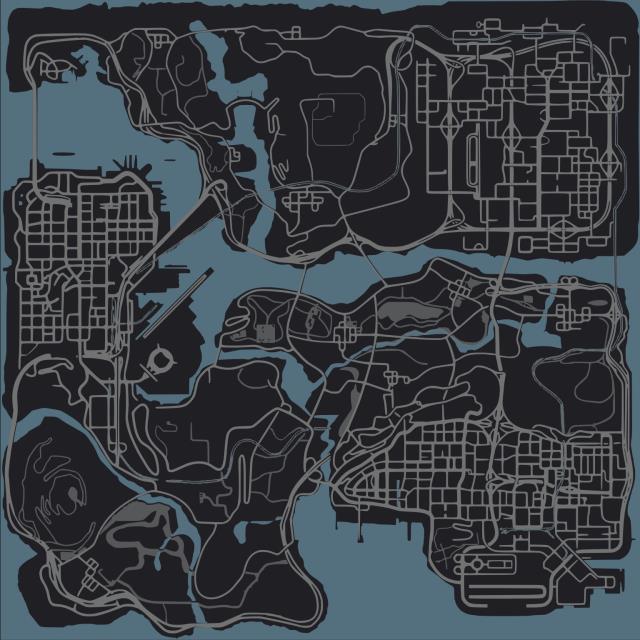 Ciemna mapa San Andreas